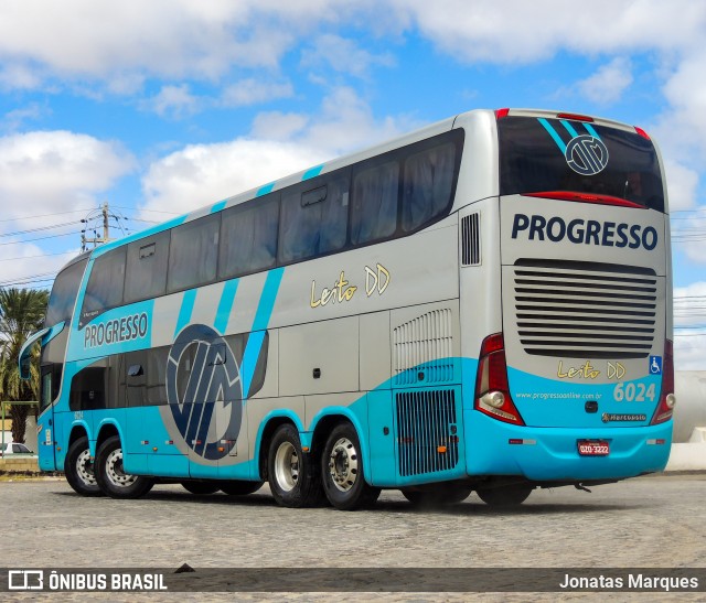 Auto Viação Progresso 6024 na cidade de Petrolina, Pernambuco, Brasil, por Jonatas Marques. ID da foto: 6927718.