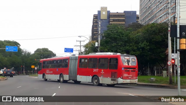 Trevo Transportes Coletivos 2417 na cidade de Porto Alegre, Rio Grande do Sul, Brasil, por Davi Borba. Número da foto: #6930374.