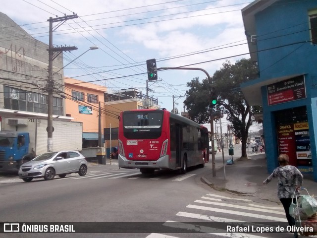 Express Transportes Urbanos Ltda 4 8238 na cidade de São Paulo, São Paulo, Brasil, por Rafael Lopes de Oliveira. Número da foto: #6930019.