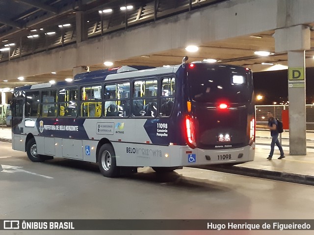 Auto Omnibus Floramar 11098 na cidade de Belo Horizonte, Minas Gerais, Brasil, por Hugo Henrique de Figueiredo. Número da foto: #6930741.