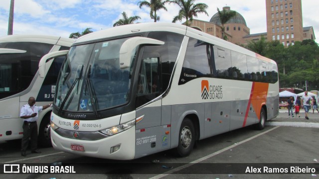 Viação Cidade do Aço RJ 174.074 na cidade de Aparecida, São Paulo, Brasil, por Alex Ramos Ribeiro. Número da foto: #6932273.
