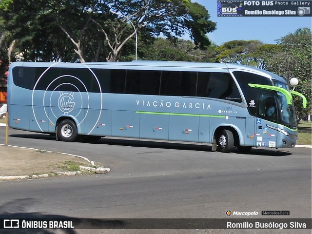 Viação Garcia 8075 na cidade de Rolândia, Paraná, Brasil, por Romílio Busólogo Silva . Número da foto: #6932019.