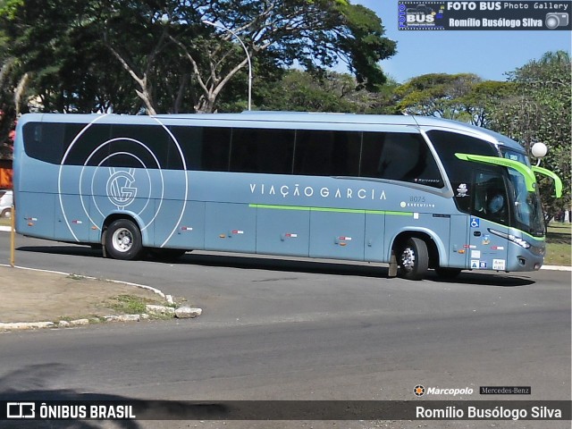 Viação Garcia 8075 na cidade de Rolândia, Paraná, Brasil, por Romílio Busólogo Silva . ID da foto: 6932019.