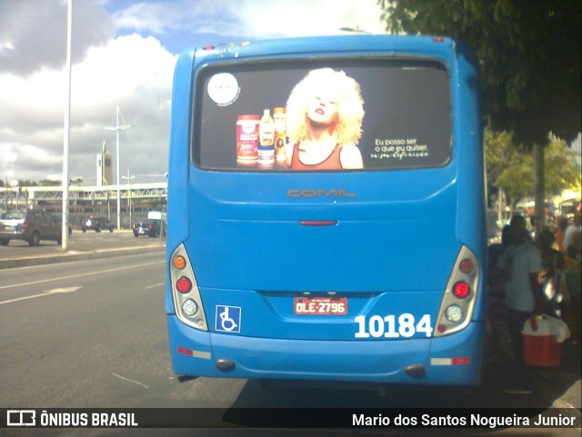 Concessionária Salvador Norte - CSN Transportes 10184 na cidade de Salvador, Bahia, Brasil, por Mario dos Santos Nogueira Junior. Número da foto: #6929957.