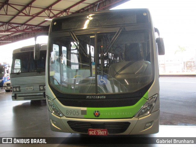 Viação Garcia 8905 na cidade de Londrina, Paraná, Brasil, por Gabriel Brunhara. ID da foto: 6930275.