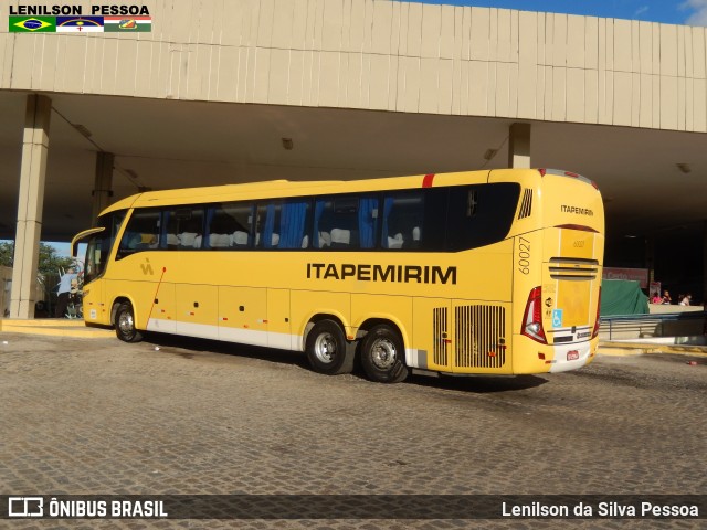 Viação Itapemirim 60027 na cidade de Caruaru, Pernambuco, Brasil, por Lenilson da Silva Pessoa. Número da foto: #6932478.