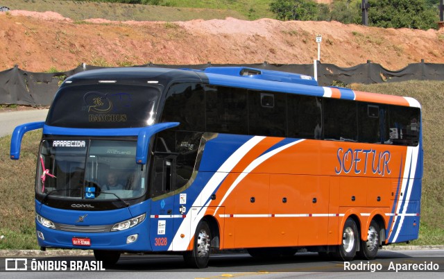 Soetur Turismo 3028 na cidade de Aparecida, São Paulo, Brasil, por Rodrigo  Aparecido. Número da foto: #6932199.
