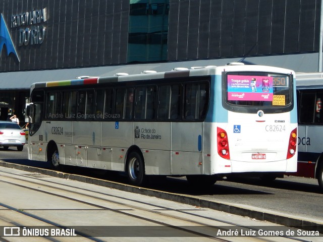 Transportes Estrela C82624 na cidade de Rio de Janeiro, Rio de Janeiro, Brasil, por André Luiz Gomes de Souza. Número da foto: #6859183.