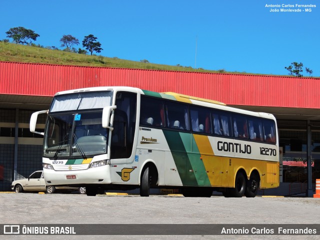 Empresa Gontijo de Transportes 12270 na cidade de João Monlevade, Minas Gerais, Brasil, por Antonio Carlos Fernandes. ID da foto: 6857375.