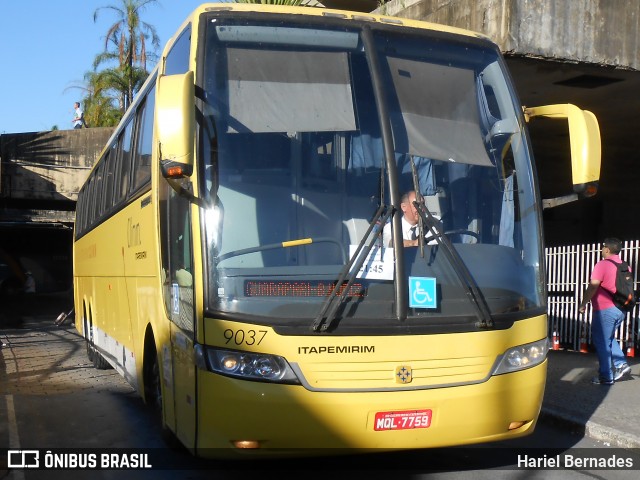 Viação Itapemirim 9037 na cidade de Belo Horizonte, Minas Gerais, Brasil, por Hariel Bernades. Número da foto: #6859253.
