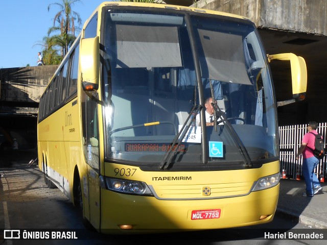 Viação Itapemirim 9037 na cidade de Belo Horizonte, Minas Gerais, Brasil, por Hariel Bernades. ID da foto: 6859253.