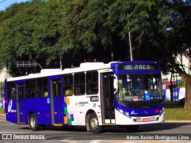 SBC Trans 3125 na cidade de São Bernardo do Campo, São Paulo, Brasil, por Adam Xavier Rodrigues Lima. Número da foto: #6859432.
