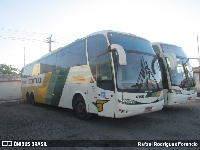 Empresa Gontijo de Transportes 17190 na cidade de Feira de Santana, Bahia, Brasil, por Rafael Rodrigues Forencio. ID da foto: 6857216.