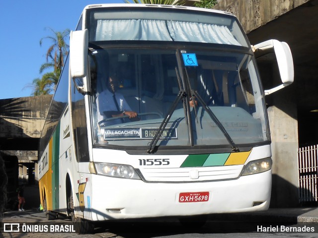 Empresa Gontijo de Transportes 11555 na cidade de Belo Horizonte, Minas Gerais, Brasil, por Hariel Bernades. ID da foto: 6859290.