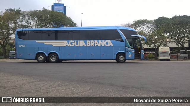 Viação Águia Branca 32450 na cidade de Vitória, Espírito Santo, Brasil, por Giovani de Souza Pereira. ID da foto: 6858641.