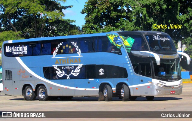 Athenas Turismo 3020 na cidade de Goiânia, Goiás, Brasil, por Carlos Júnior. ID da foto: 6858904.