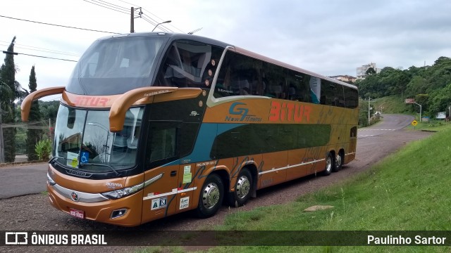 Bitur Transporte Coletivo e Turismo 8003 na cidade de Itá, Santa Catarina, Brasil, por Paulinho Sartor. Número da foto: #6860953.