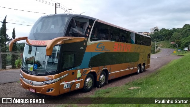 Bitur Transporte Coletivo e Turismo 8003 na cidade de Itá, Santa Catarina, Brasil, por Paulinho Sartor. ID da foto: 6860953.