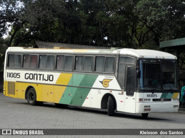 Empresa Gontijo de Transportes 11005 na cidade de Belo Horizonte, Minas Gerais, Brasil, por Kleisson  dos Santos. ID da foto: 6861196.