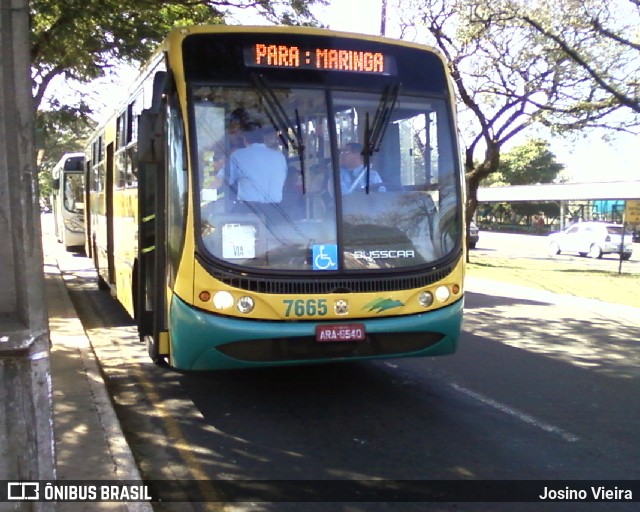 Viação Garcia 7665 na cidade de Maringá, Paraná, Brasil, por Josino Vieira. Número da foto: #6859851.