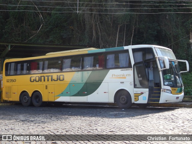 Empresa Gontijo de Transportes 12350 na cidade de Manhuaçu, Minas Gerais, Brasil, por Christian  Fortunato. Número da foto: #6859852.