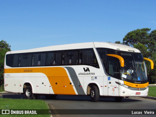 Viação Araguarina 11013 na cidade de Brasília, Distrito Federal, Brasil, por Lucas Vieira. ID da foto: 6861327.