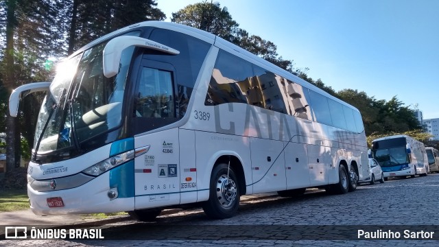 Auto Viação Catarinense 3389 na cidade de Joinville, Santa Catarina, Brasil, por Paulinho Sartor. Número da foto: #6861611.