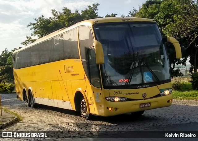 Viação Itapemirim 8635 na cidade de Campos dos Goytacazes, Rio de Janeiro, Brasil, por Kelvin Ribeiro. Número da foto: #6861425.