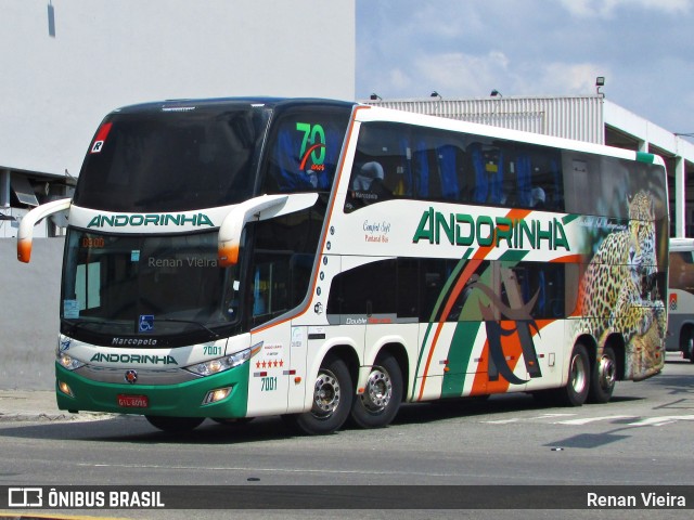 Empresa de Transportes Andorinha 7001 na cidade de Rio de Janeiro, Rio de Janeiro, Brasil, por Renan Vieira. Número da foto: #6861720.
