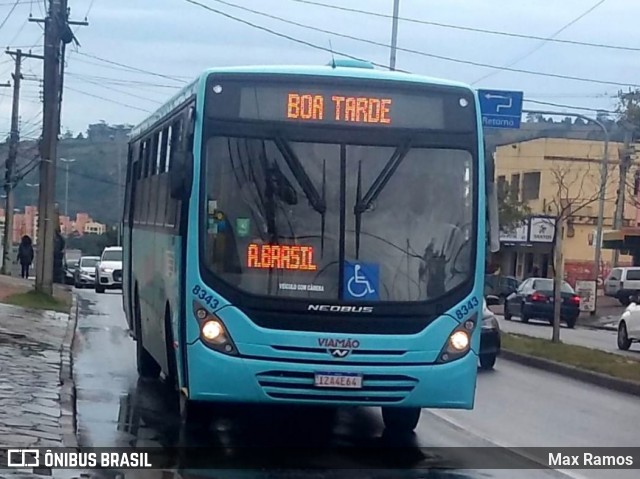 Empresa de Transporte Coletivo Viamão 8343 na cidade de Porto Alegre, Rio Grande do Sul, Brasil, por Max Ramos. Número da foto: #6859780.