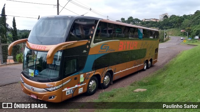 Bitur Transporte Coletivo e Turismo 8003 na cidade de Itá, Santa Catarina, Brasil, por Paulinho Sartor. ID da foto: 6860894.