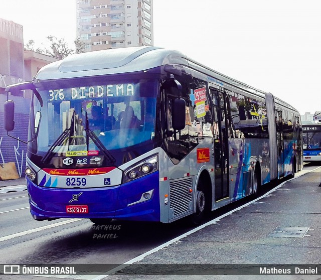 Metra - Sistema Metropolitano de Transporte 8259 na cidade de São Paulo, São Paulo, Brasil, por Matheus  Daniel. ID da foto: 6861182.