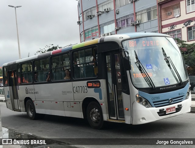 Viação Redentor C47703 na cidade de Rio de Janeiro, Rio de Janeiro, Brasil, por Jorge Gonçalves. Número da foto: #6860311.