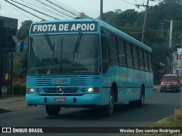 VAP - Viação Alto Petrópolis 001 na cidade de Porto Alegre, Rio Grande do Sul, Brasil, por Wesley Dos santos Rodrigues. ID da foto: 6861255.