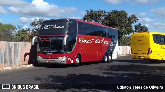 Expresso São Luiz 7310 na cidade de Brasília, Distrito Federal, Brasil, por Udiston Teles de Oliveira. ID da foto: 6864393.