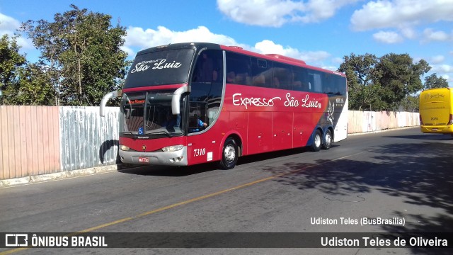 Expresso São Luiz 7310 na cidade de Brasília, Distrito Federal, Brasil, por Udiston Teles de Oliveira. ID da foto: 6864370.