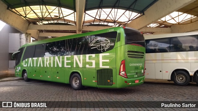 Auto Viação Catarinense 3356 na cidade de Joinville, Santa Catarina, Brasil, por Paulinho Sartor. Número da foto: #6863080.