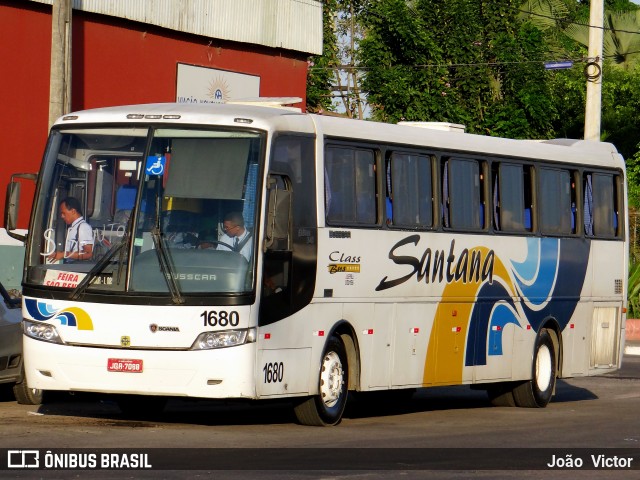 Empresas de Transportes Santana e São Paulo 1680 na cidade de Feira de Santana, Bahia, Brasil, por João Victor. ID da foto: 6863882.