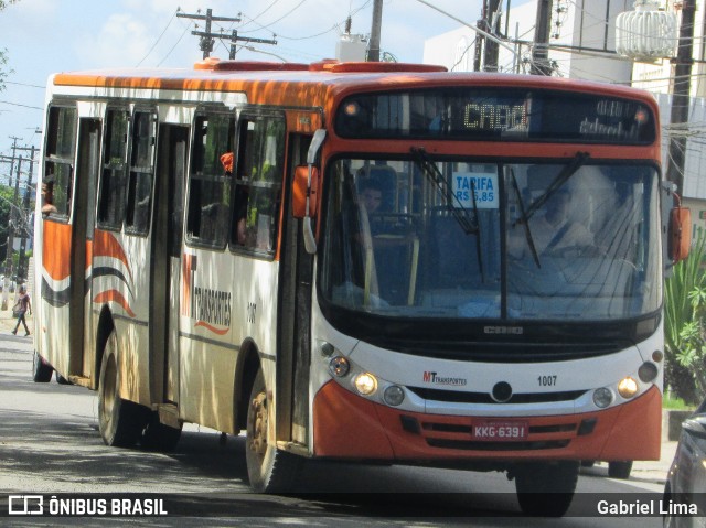 MT Transportes 1007 na cidade de Cabo de Santo Agostinho, Pernambuco, Brasil, por Gabriel Lima. Número da foto: #6863612.