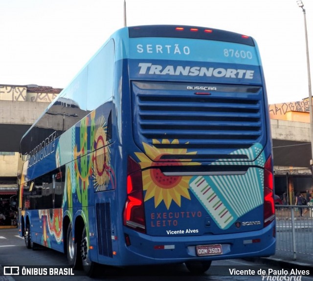 Transnorte - Transporte e Turismo Norte de Minas 87600 na cidade de Belo Horizonte, Minas Gerais, Brasil, por Vicente de Paulo Alves. Número da foto: #6864582.