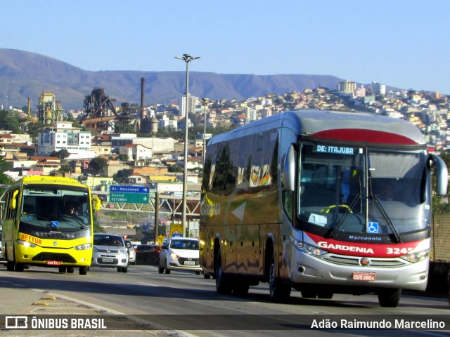 Expresso Gardenia 3245 na cidade de Belo Horizonte, Minas Gerais, Brasil, por Adão Raimundo Marcelino. ID da foto: 6864126.