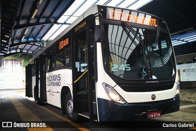 Visate - Viação Santa Tereza 245 na cidade de Caxias do Sul, Rio Grande do Sul, Brasil, por Carlos Gabriel. Número da foto: #6868611.
