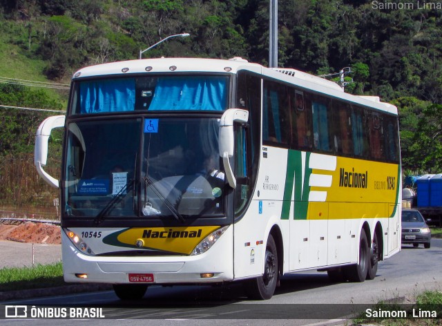 Viação Nacional 10545 na cidade de Viana, Espírito Santo, Brasil, por Saimom  Lima. ID da foto: 6867773.