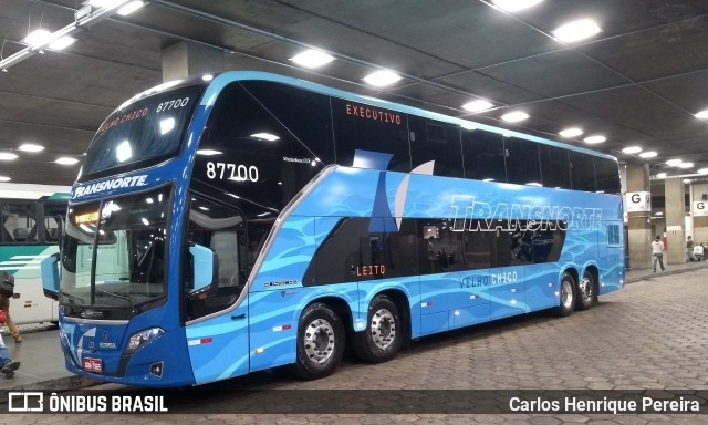 Transnorte - Transporte e Turismo Norte de Minas 87700 na cidade de Belo Horizonte, Minas Gerais, Brasil, por Carlos Henrique Pereira. Número da foto: #6867738.