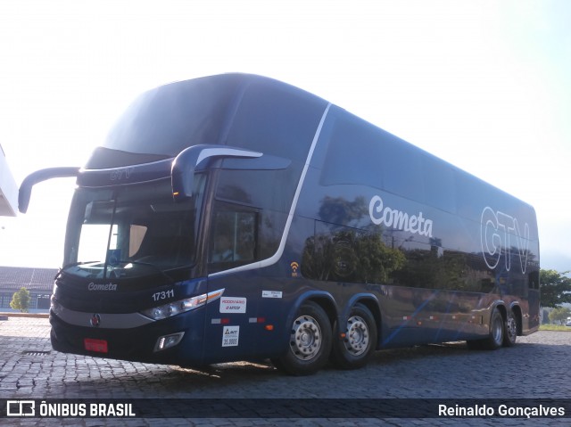 Viação Cometa 17311 na cidade de Indaial, Santa Catarina, Brasil, por Reinaldo Gonçalves. Número da foto: #6869307.