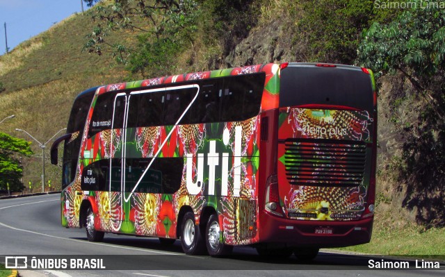 UTIL - União Transporte Interestadual de Luxo 11402 na cidade de Paracambi, Rio de Janeiro, Brasil, por Saimom  Lima. Número da foto: #6867753.