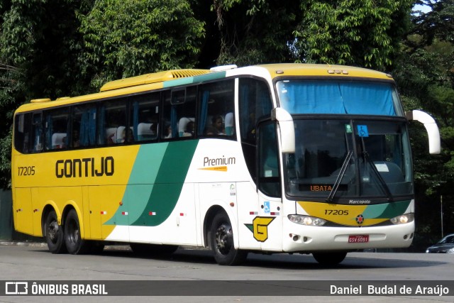 Empresa Gontijo de Transportes 17205 na cidade de São Paulo, São Paulo, Brasil, por Daniel Budal de Araújo. ID da foto: 6869237.