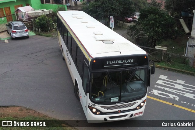 Viação Giratur 1420 na cidade de Caxias do Sul, Rio Grande do Sul, Brasil, por Carlos Gabriel. Número da foto: #6868714.