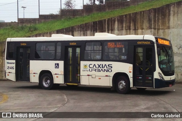 Visate - Viação Santa Tereza 246 na cidade de Caxias do Sul, Rio Grande do Sul, Brasil, por Carlos Gabriel. Número da foto: #6868587.