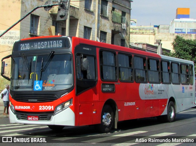 Laguna Auto Ônibus 23091 na cidade de Belo Horizonte, Minas Gerais, Brasil, por Adão Raimundo Marcelino. ID da foto: 6868833.